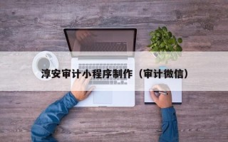 红河淳安审计小程序制作（审计微信）