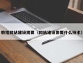 红河教程网站建设需要（网站建设需要什么技术）